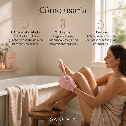 SANUVIA 2 en 1   - Depiladora Íntima