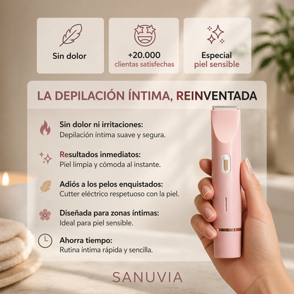 SANUVIA 2 en 1   - Depiladora Íntima