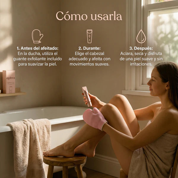 EPHRA - Depiladora Íntima 2 en 1