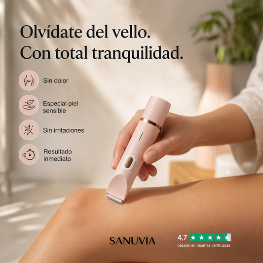 SANUVIA - Depiladora Íntima 2 en 1